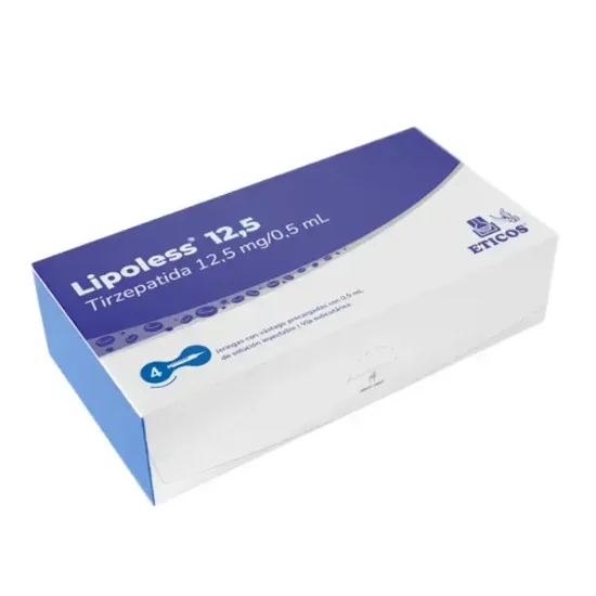 Tirzepatida Lipoless Eticos 50mg · 4 seringas de 12.5mg