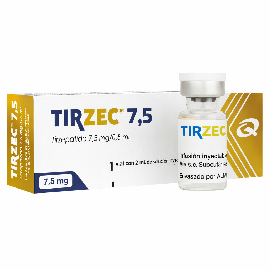 Tirzepatida TIRZEC 30mg (4 doses de 7.5mg) · 1 frasco