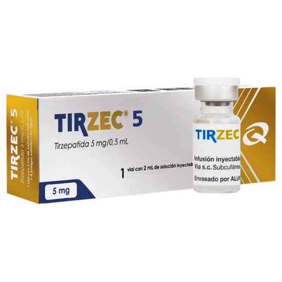 Tirzepatida TIRZEC 20mg (4 doses de 5mg) · 1 frasco