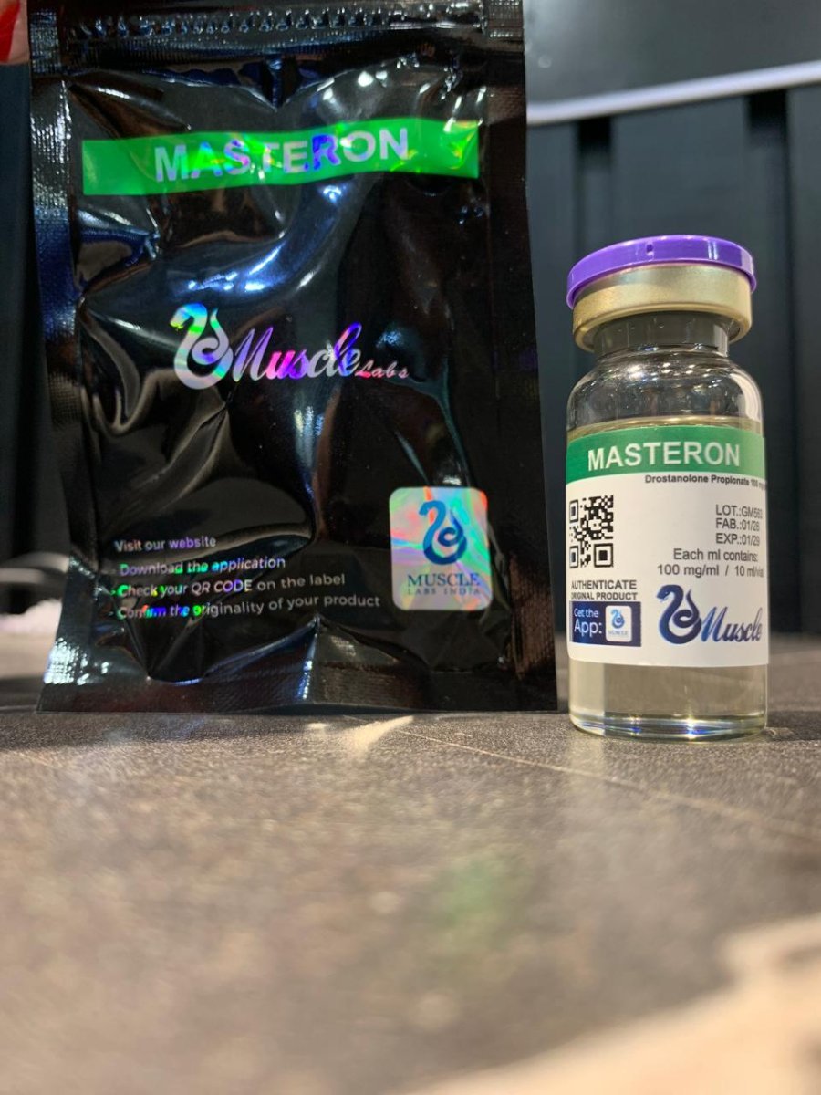 Anabolizante MASTERON Muscle 1000mg (10 doses de 100mg) · 1 frasco
