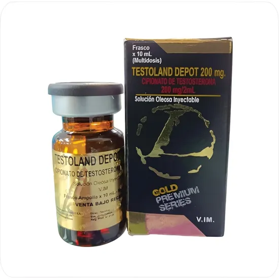 Testoland Depot (Cipionato de Testosterona) Landerlan 1000mg (5 doses de 200mg) · 1 frasco