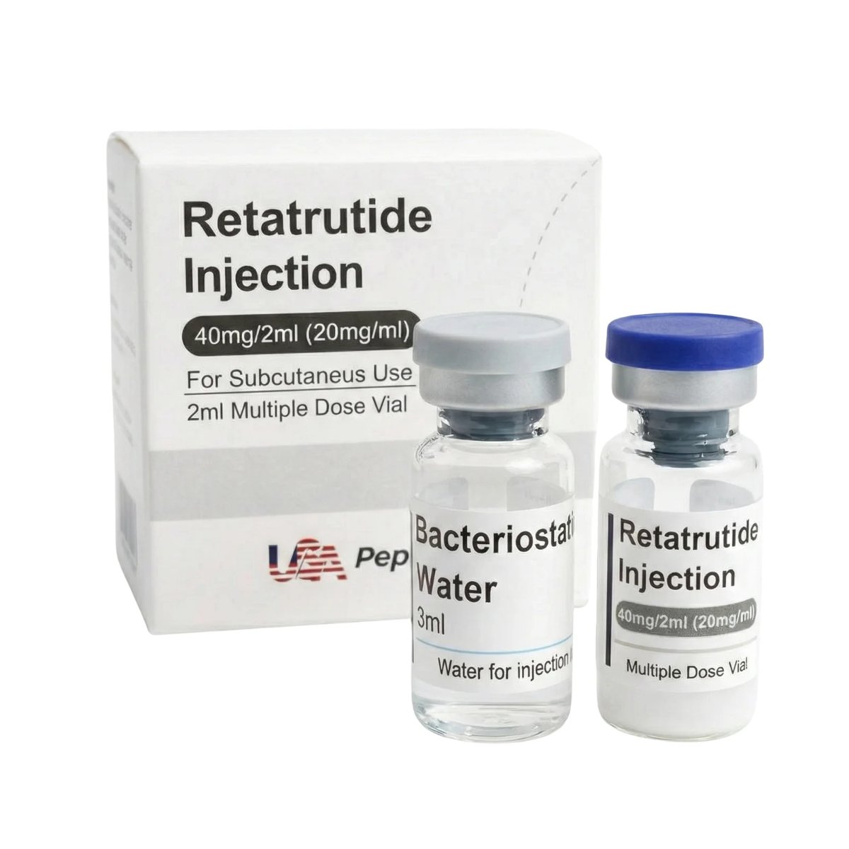 Retatrutide Injection USA Peptides 40mg · 1 frasco