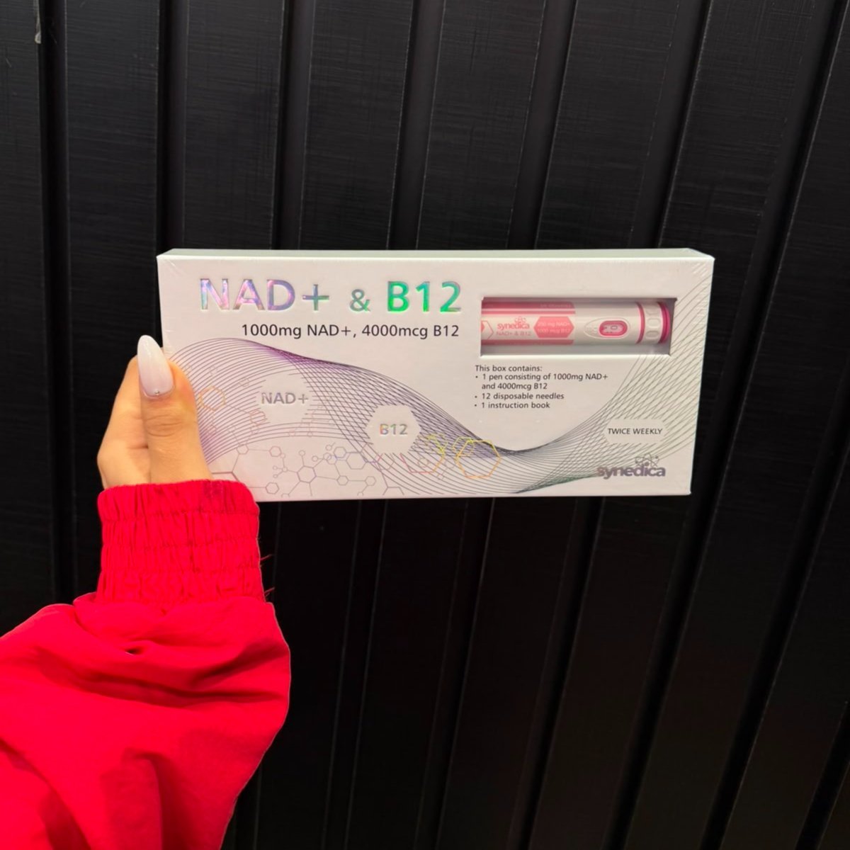 NAD+ & B12 Synedica 1000mg · 1 caneta