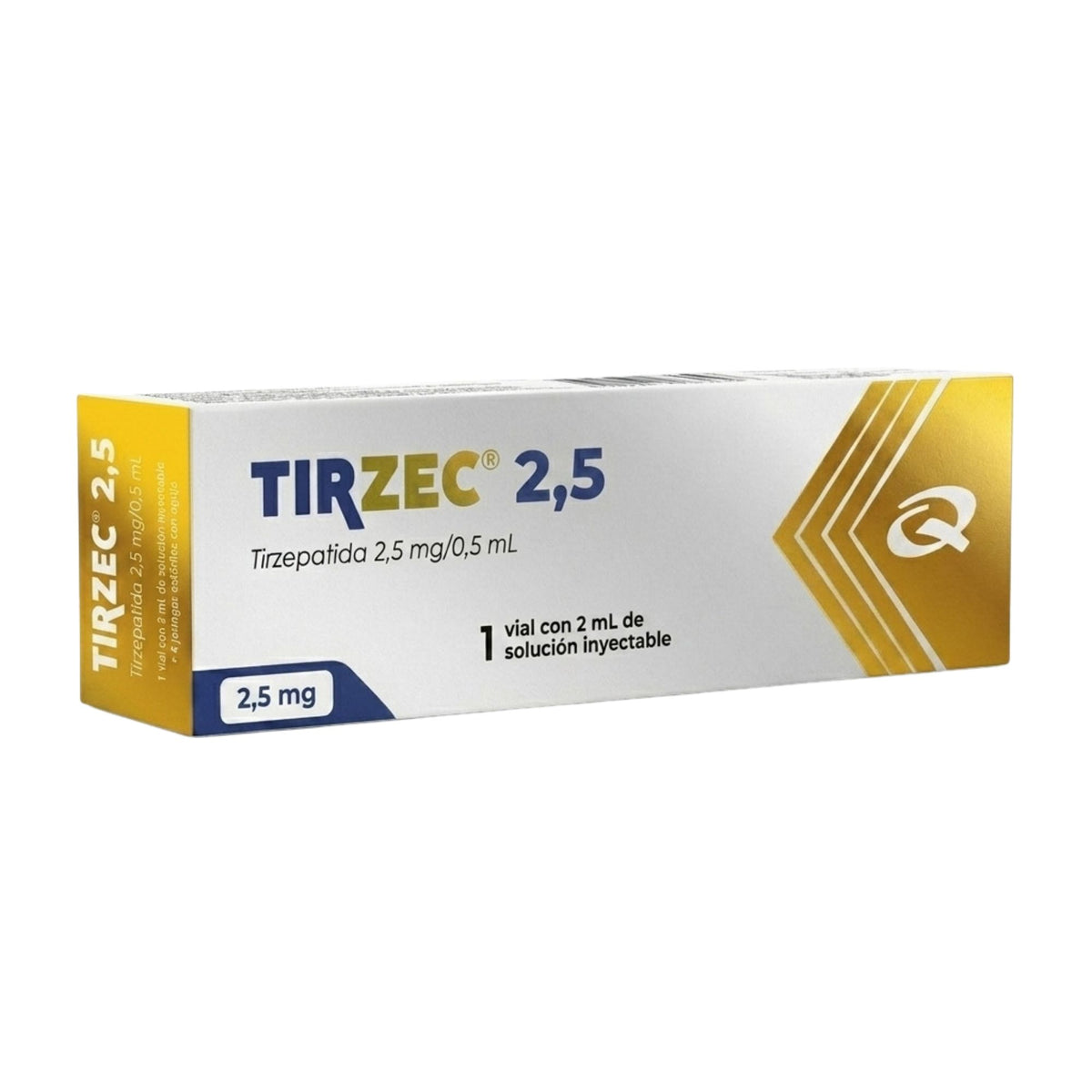 Tirzepatida TIRZEC Quimfa 10mg (4 doses de 2.5mg) · 1 frasco