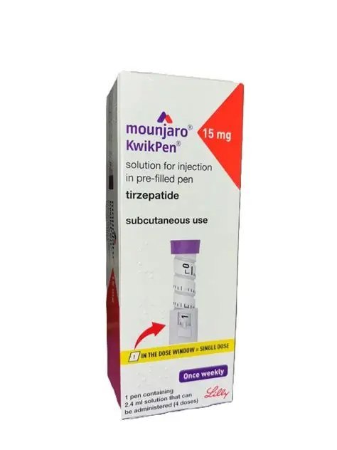 Tirzepatida Mounjaro KwikPen Lilly 60mg (4 doses de 15mg) · 1 caneta