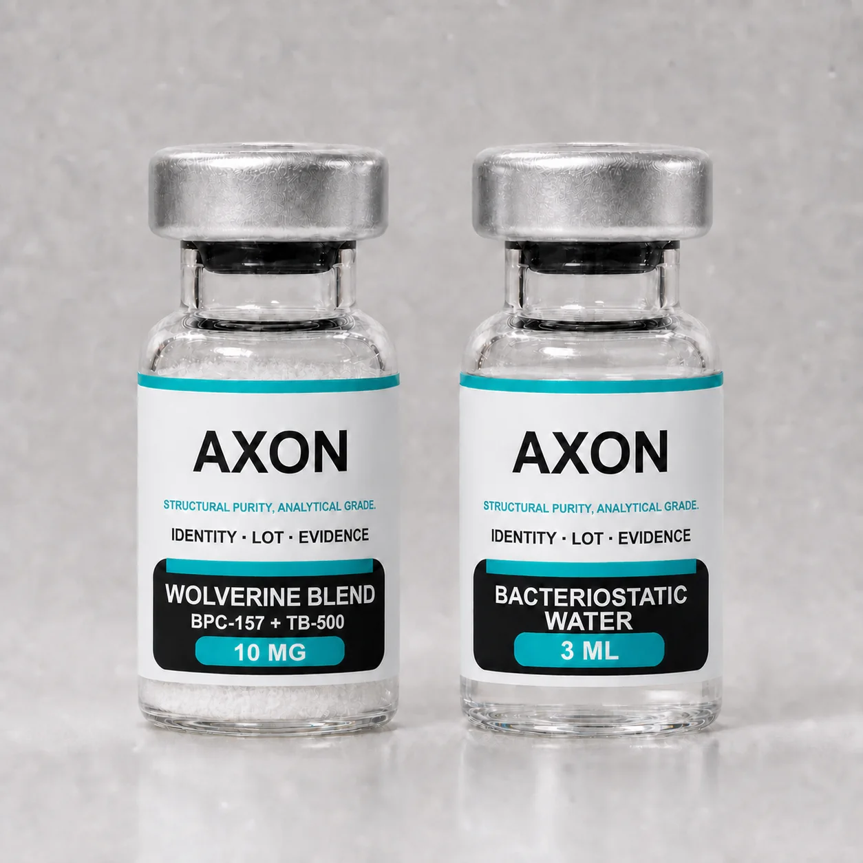 Wolverine Blend BPC-157 + TB-500 20 mg AXON acompanha Água Bacteriostática 3 mL