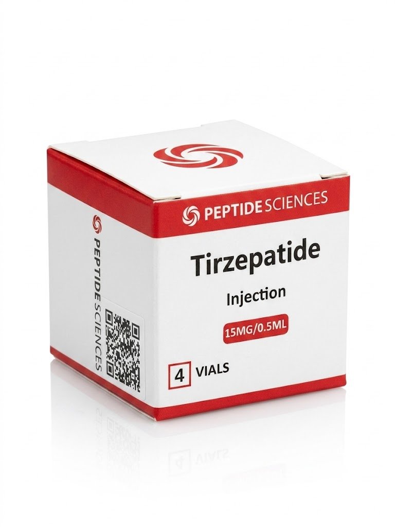 Tirzepatida Tirzepatide Sciences 60mg · 4 ampolas de 15mg