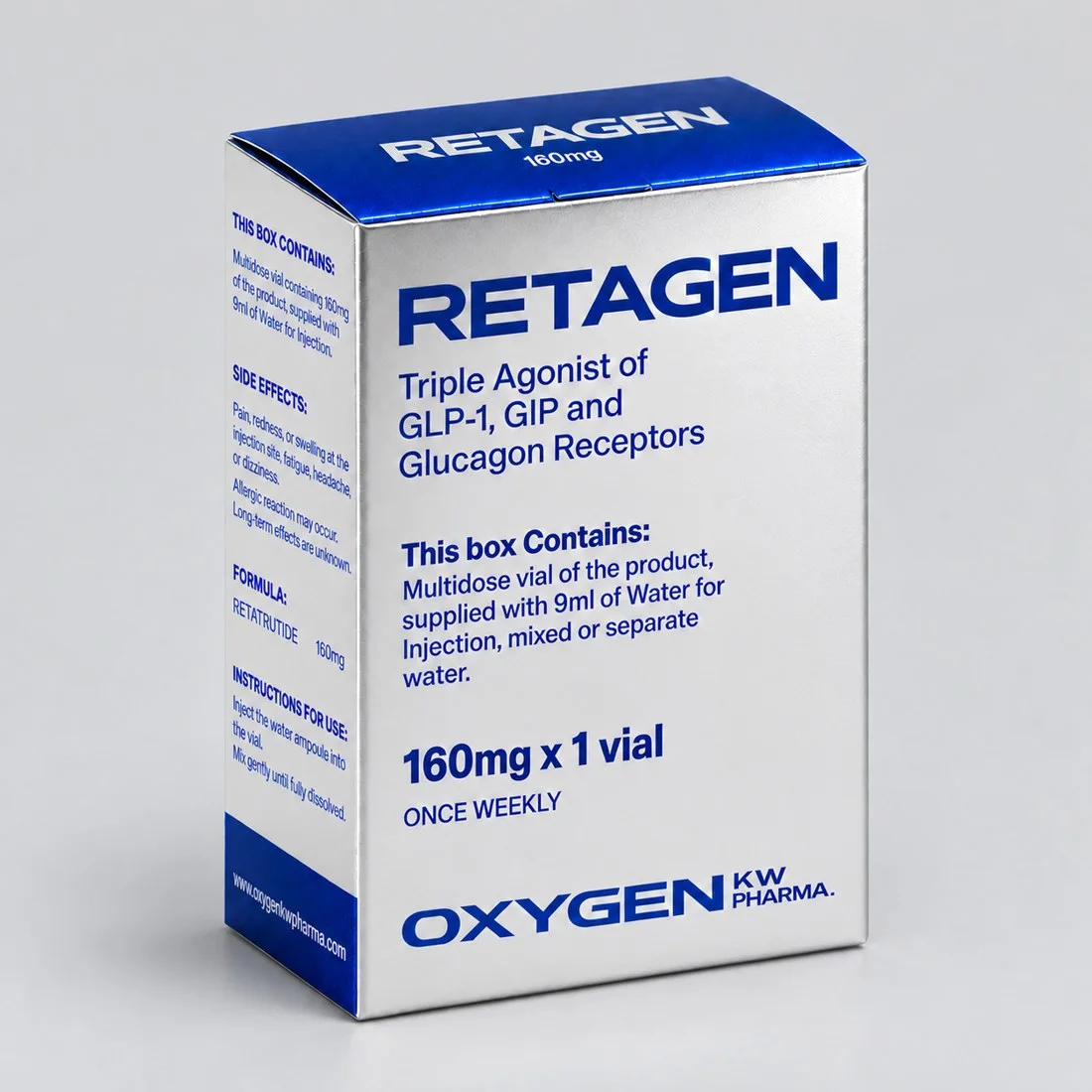 Oxygen Retagen (Retatrutida) 160 mg Diluída